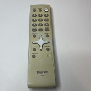 Sanyo GXBA TV Original Remote Control/Untested/*RETURNS ACCEPTED*